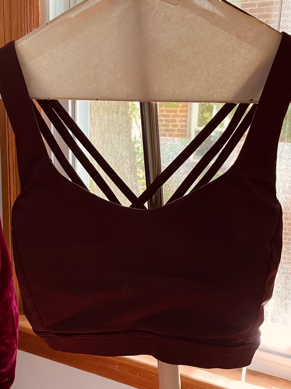 Lululemon Energy Plum
Medium Support Strappy Sports Bra